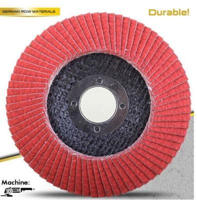 Ceramic Curved Flap Disc Corner Place Grinding 115mm 4.5inch High Quality Abrasive Grinding Disc