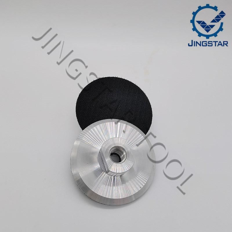 3"/4"/5"/6" Aluminum Backer Pads M14 5/8-11 Thread Backer Holder Pad for Surface or Straight Edge Polishing 1PC