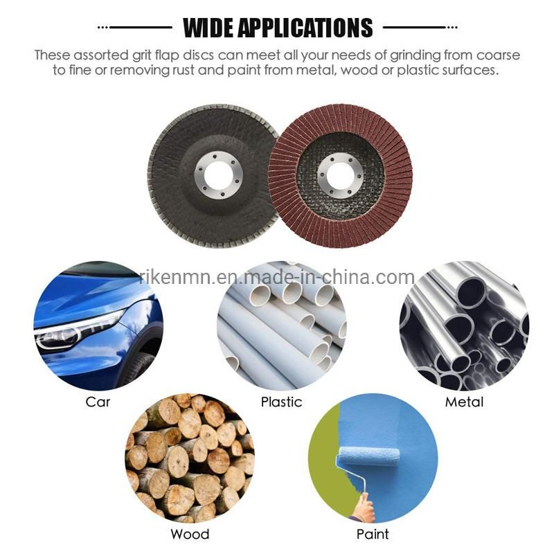 Zirconia Aluminum Oxide Abrasive Flap Disc Flap Wheel for Stainless Steel