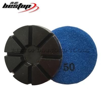 D76mm Diamond Copper Bond Polishing Pads for Concrete and Terrazzo Floor