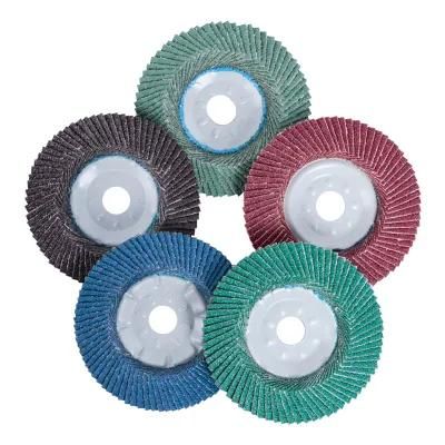 Eoyte 4in Sharp Ceramic Flexible Polishing Wheel Abrasive Flap Disc 100mm for Metal