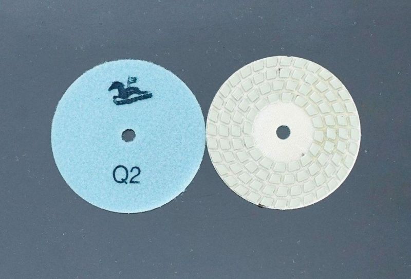 Qifeng Manufacturer Power Tool Factory 4 Steps Diamond Polishing Pad for Granite&Marble