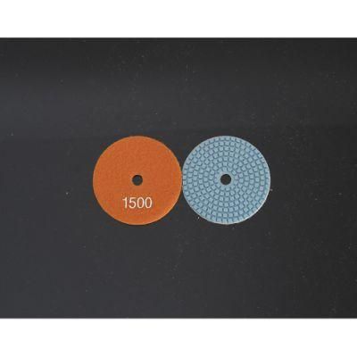 Qifeng Power Tool Diamond Flexible Wet Resin Binder Granite/Marble Pads 100mm Polishing Pad Grinding Wheel