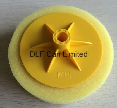 6&quot; Polishing Pad Foam with Yellow Backing Plate