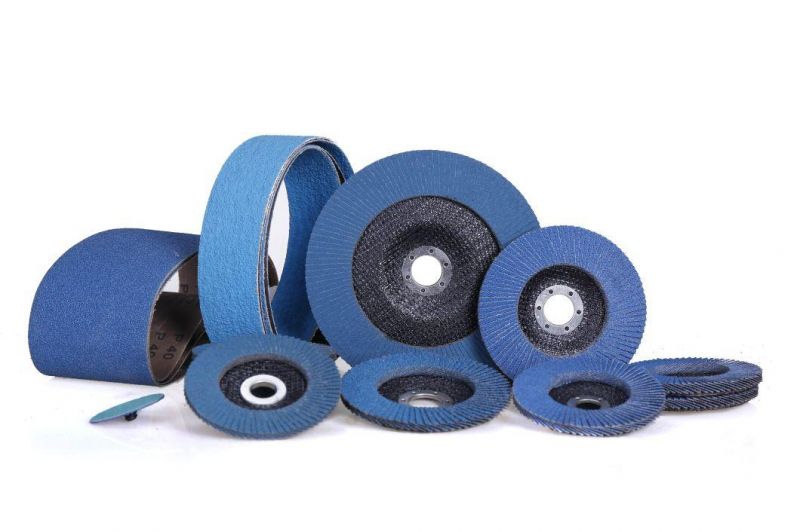 Sanding Wheel, Grinding Wheel, High Efficiency Flap Disc with Zirconia Aluminium Oxide for Grinding and Polishing