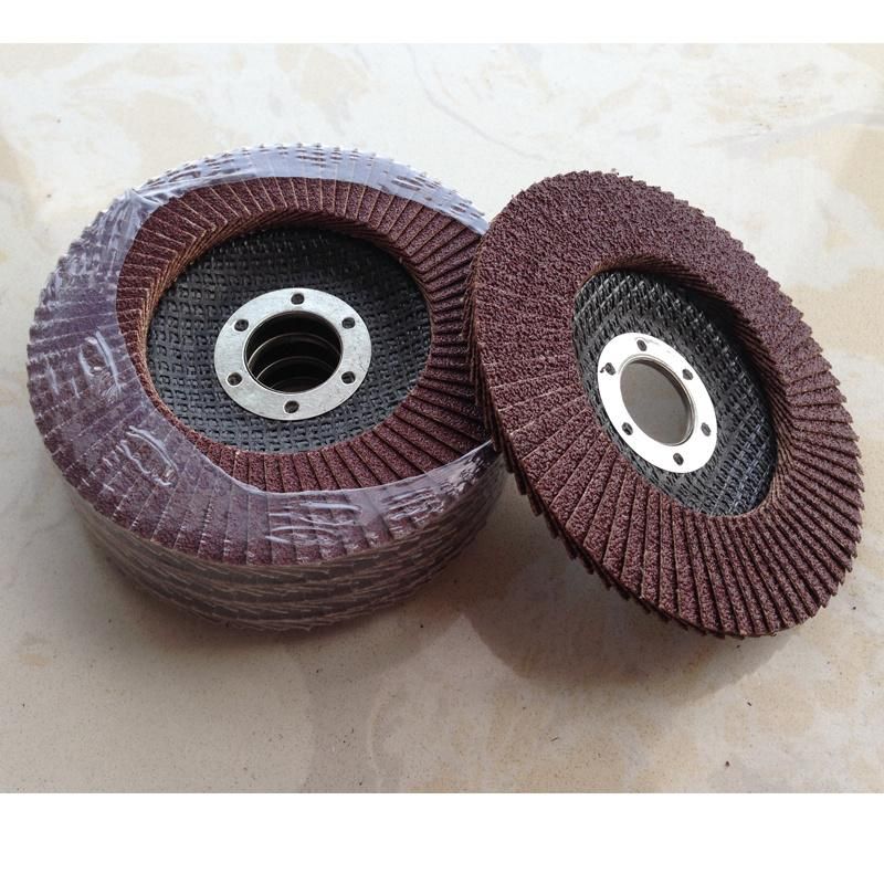High Quality Hot Sale Wear-Resisting 4"-7"Aluminium Oxide Flap Disc for Grinding Stainless Steel and Metal