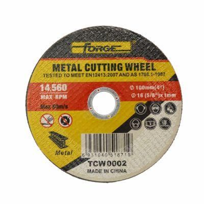 100 X1X16mm Metal Cutting Wheel