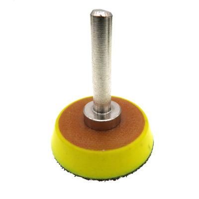 1.5&quot; 38mm Backup Sanding Pad 6mm Shank Sander Backing Pad Hook and Loop for Grinding &amp; Polishing