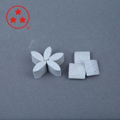 Huzhou Xingxing Ellipse Shape Abrisive Stone Tumbling Media Mass Finishing Stone Aluminum Oxide Meida Ceramic Media