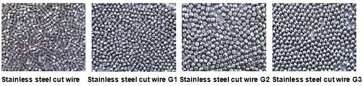 Taa Brand Stainless Steel Shot Blasting 430 Stainless Steel Cut Wire Shot 1.2mm