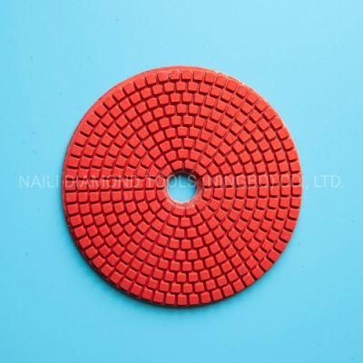 Top Manufacturer Power Tools 125mm 7 Steps Wet Polishing Pad for Marble/ Granite