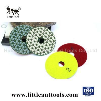 Triangle Dry Polishing Pad for Granite Marble