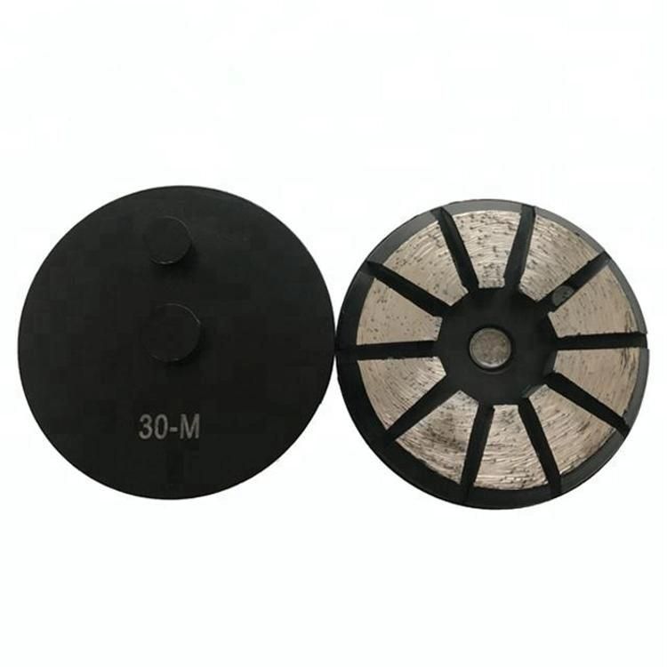 3 Inch D80mm Ten Segments Diamond Grinding Wheel with Double Pins Diamond Polishing Disc for Concrete and Terrazzo Floor