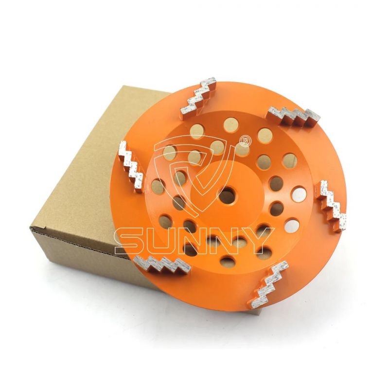 7" Zig Zag Segment Grinding Wheel