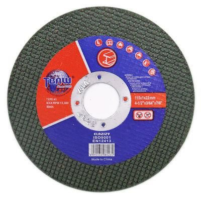 China Factory 4.5 Inch Super Thin Abrasive Cutting Wheels Cut off Disk for Metal Grinder 115X1X22mm