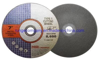 Power Electric Tools Parts 7 Inch Cutting Wheels for Grinders Aggressive Cutting for Metal Stainless Steel Flat Cut off Wheels