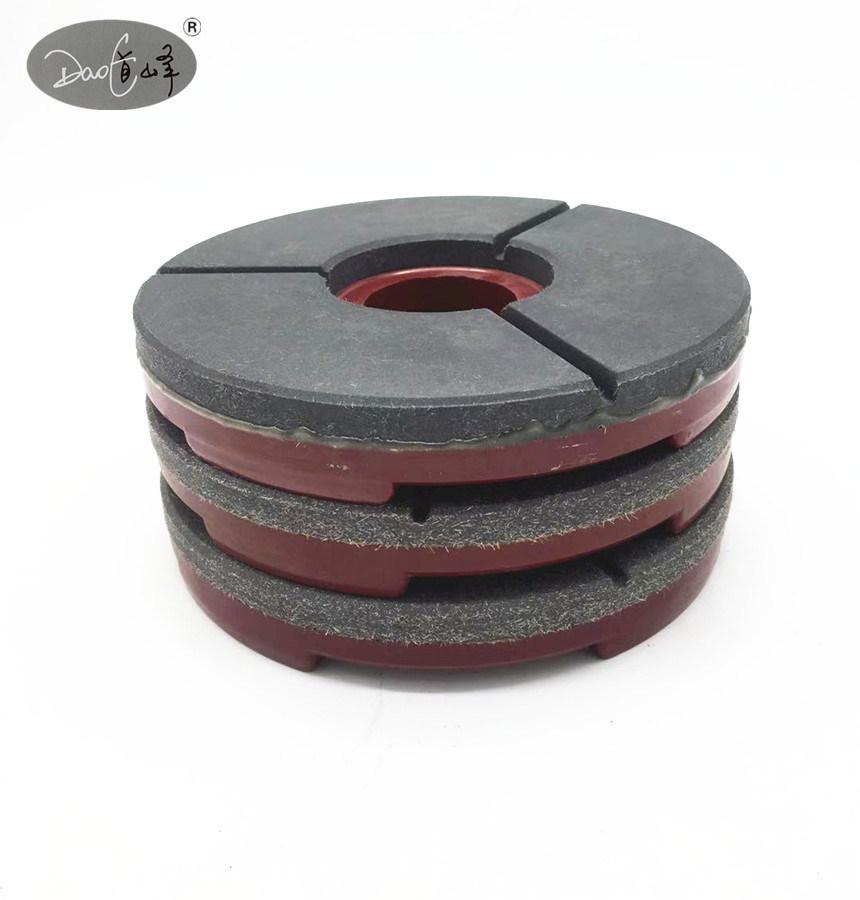 Daofeng Black White Buff Diamond Polishing Disc for Granite