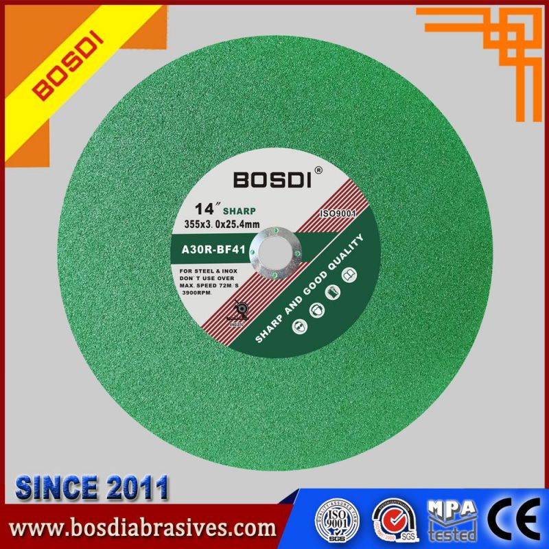 14"Inch Cutting Disc Abrasive Resin Cutting Wheel to Cut Metal and Steel Pipe