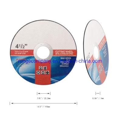 Premium Power Tools 4-1/2&quot; Metal and Stainless Steel (INOX) Cutting Discs