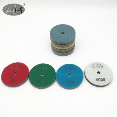 Daofeng 6inch 150mm 6000# Sponge Polishing Pads for Marble Quartz