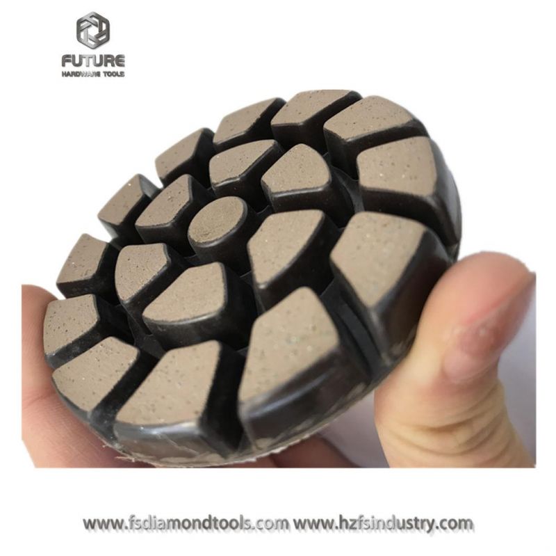 3" Premium Quality Ceramic Bond Transition Polishing Pads for Concrete Scratches Removal