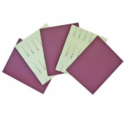 Yellow Latex Paper Aluminum Oxide Abrasive Paper