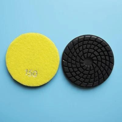 Qifeng Power Tool 100mm Diamond Floor Polishing Pads for Stone