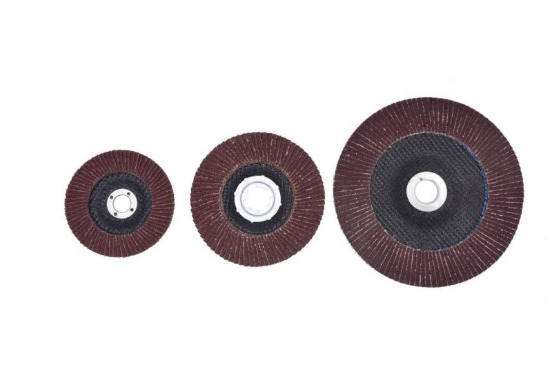 Abrasive Sanding Flap Disc with Aluminum Oxide as Polishing Tooling for Honing Grinding Metal Wood Stainless Steel