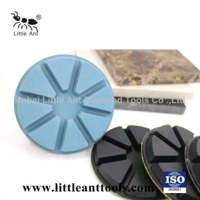 4&quot; Round Size and Marble, Granite, Concrete Application Diamond Floor Polishing Pad