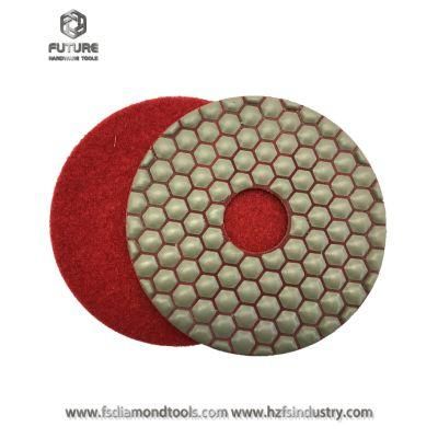 5 Inch Dry Flexible Diamond Polishing Concrete Pad