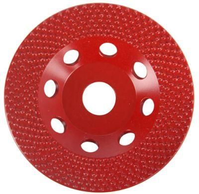 Richoice 125mmx22.2mm New Type Sandwich Brazed Remove Polishing Paints and Adhesives Ceramic Diamond Grinding Cup Wheel