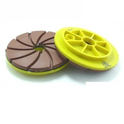 Diamond Edge Polishing Pads With Snail Lock