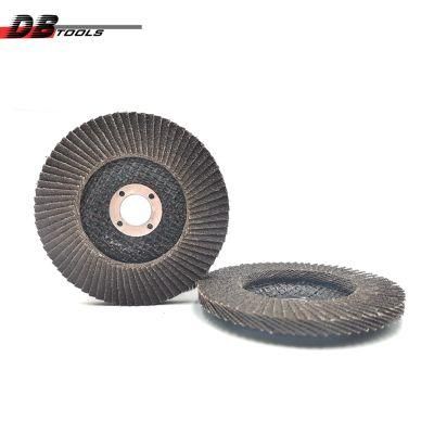 4&quot; 100mm Grinding Wheel Flap Disc Calcined Alumina for Derusting Stainless Steel Wood for Angle Grinder