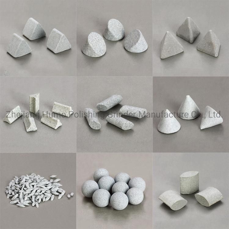 3p Random Shape Shapeless Granule Porcelain Polishing Tumbling Media