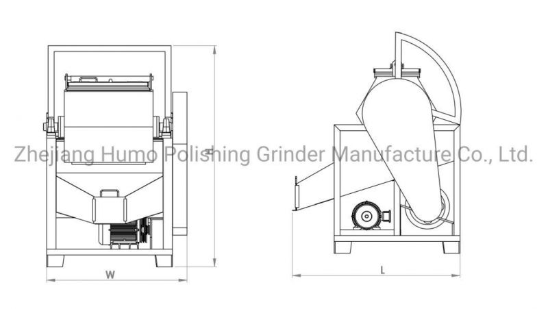 Polishing Machine Hardware Barrel Grinding Machine for Casting Steel Parts Deburring