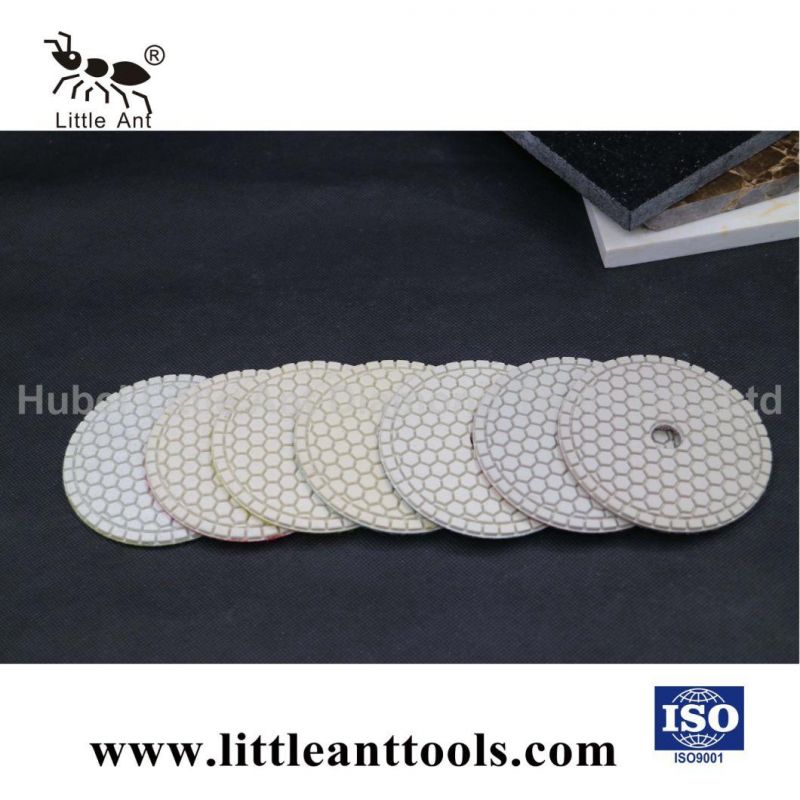China Famous Brand 3mm Thickness Floor White Diamond Polishing Pad
