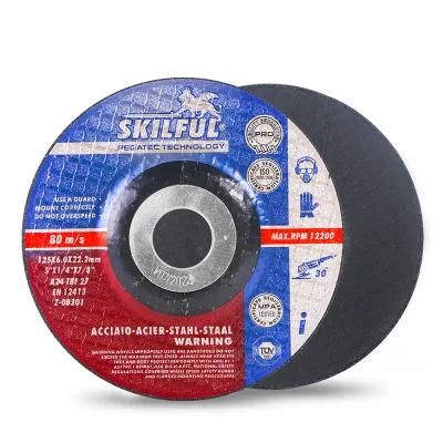 Skilful Professional 5&quot; 125X6X22.2mm Center Depressed Grinding Wheels