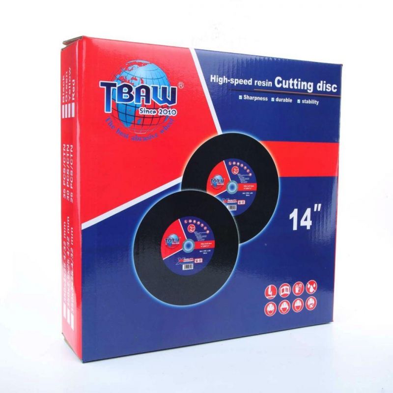 14 Inch Black Cutting Disc High Quality 350*2.5*25.4mm Cutting Wheel for Ceramics