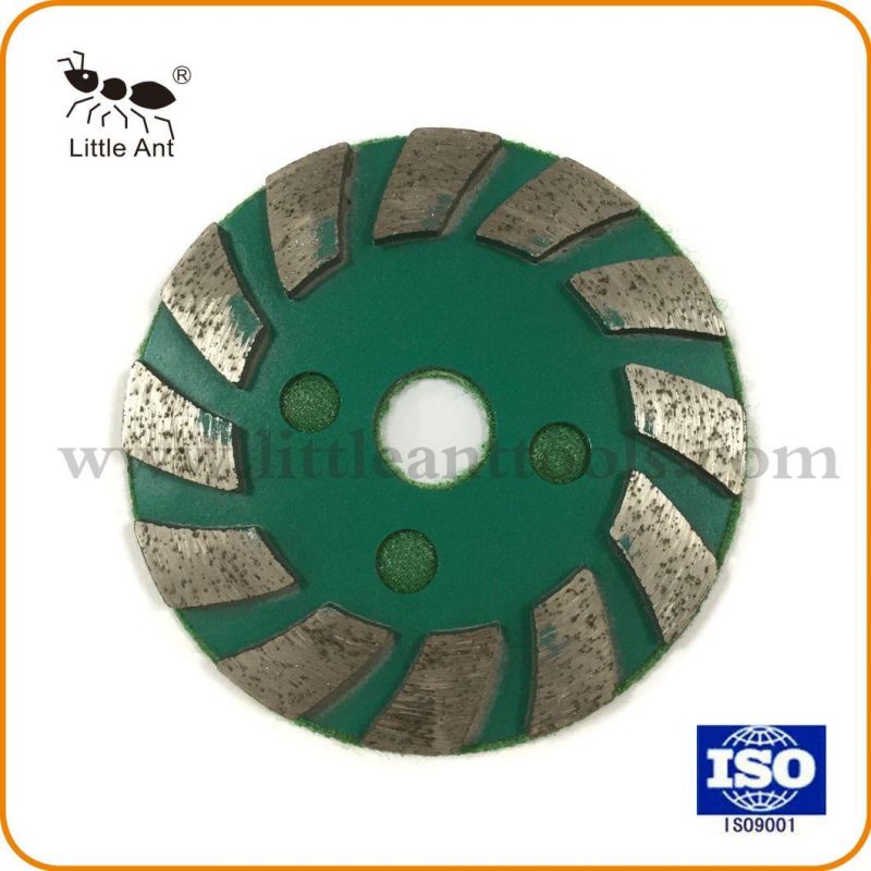 4" 100mm Hook and Loop Metal Grinding Wheels for Concrete Stone