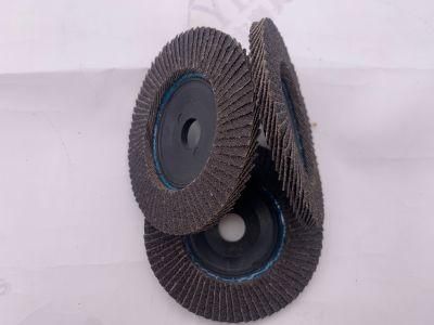 High Quality T27 4&prime;&prime; P40 Calcined Flap Disc with Plastic Baking for Metal Polishing and Grinding