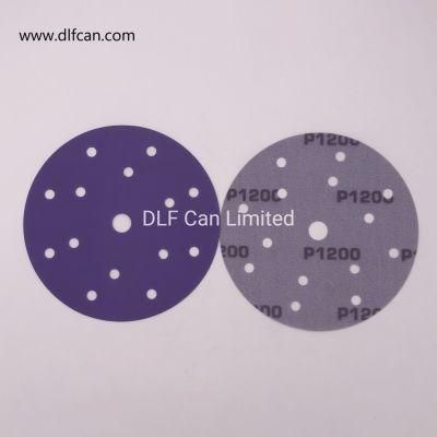 High Quality 6 Inch Purple Sanding Disc P1200