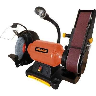 Wholesale Cast Iron Base 220V 200mm Combo Bench Type Grinder for DIY