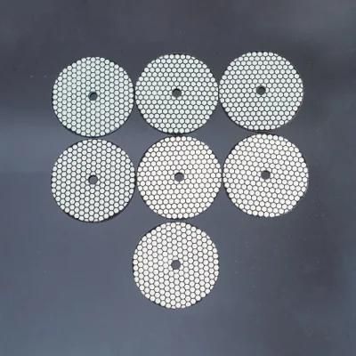 5&quot; 7 Steps Hexagon Marble Granite Abrasive Tool Diamond Dry Polishing Pads for Dry Use