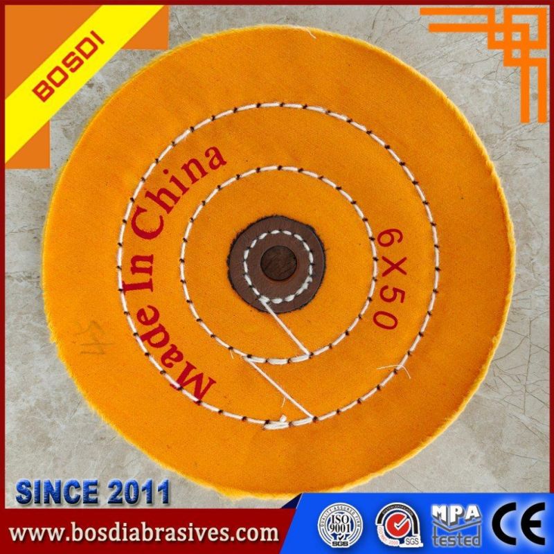 4" Factory Director Supply, Grinding Wheel, Polishing Wheel, Abrasive Tools, Hot Sale in India Market, Yellow/White