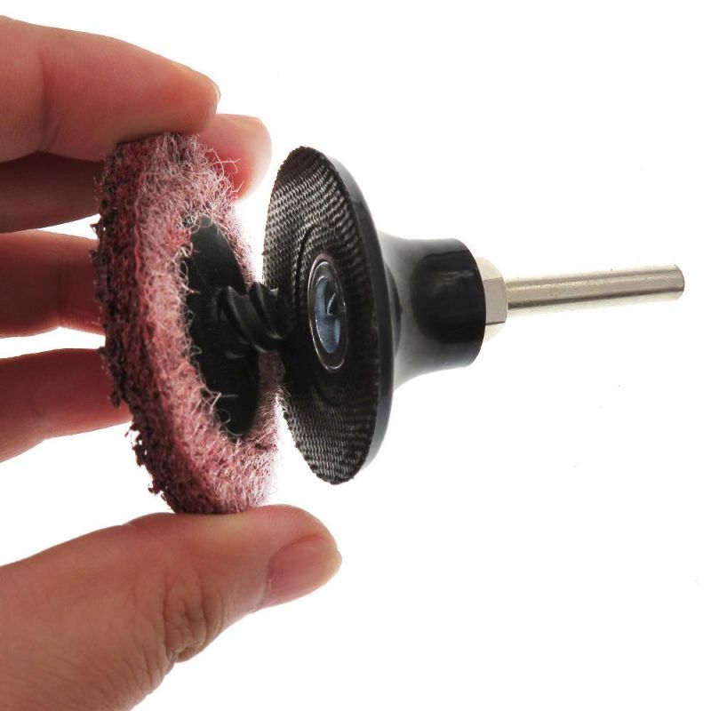 52PCS Sanding Discs Set 2 Inches Quick Change Disc Surface Conditioning Discs with 1/4 Inch Shank Holder for Surface Prep