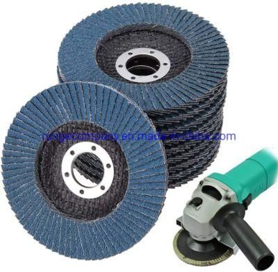 Power Tools 4.5 Inch Flap Discs, 40/60/80/120 Grits, T29 Wheel and Disc Oxide Abrasive Zirconia