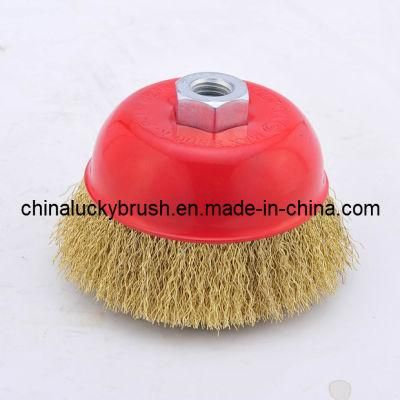 2.5inch Steel Wire Crimped Cup Brush (YY-040)