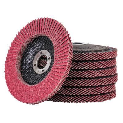 Eoyte 6inch Ceramic Fiberglass Backing Pad Flap Disc Solapa Rueda 150mm Angle Grinder Flap Disk