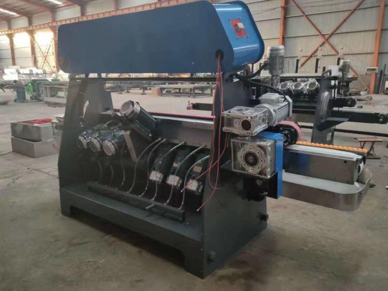 Glass Machine 7 Grinding Heads Vertical Glass Machine Beveing Edger