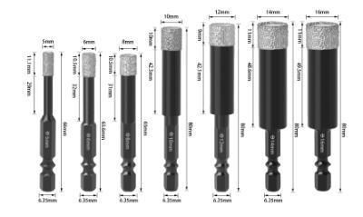 20mm-150mm Round Shank Diamond Drill Bit for Granite and Marble/for Concrete and Stone Top